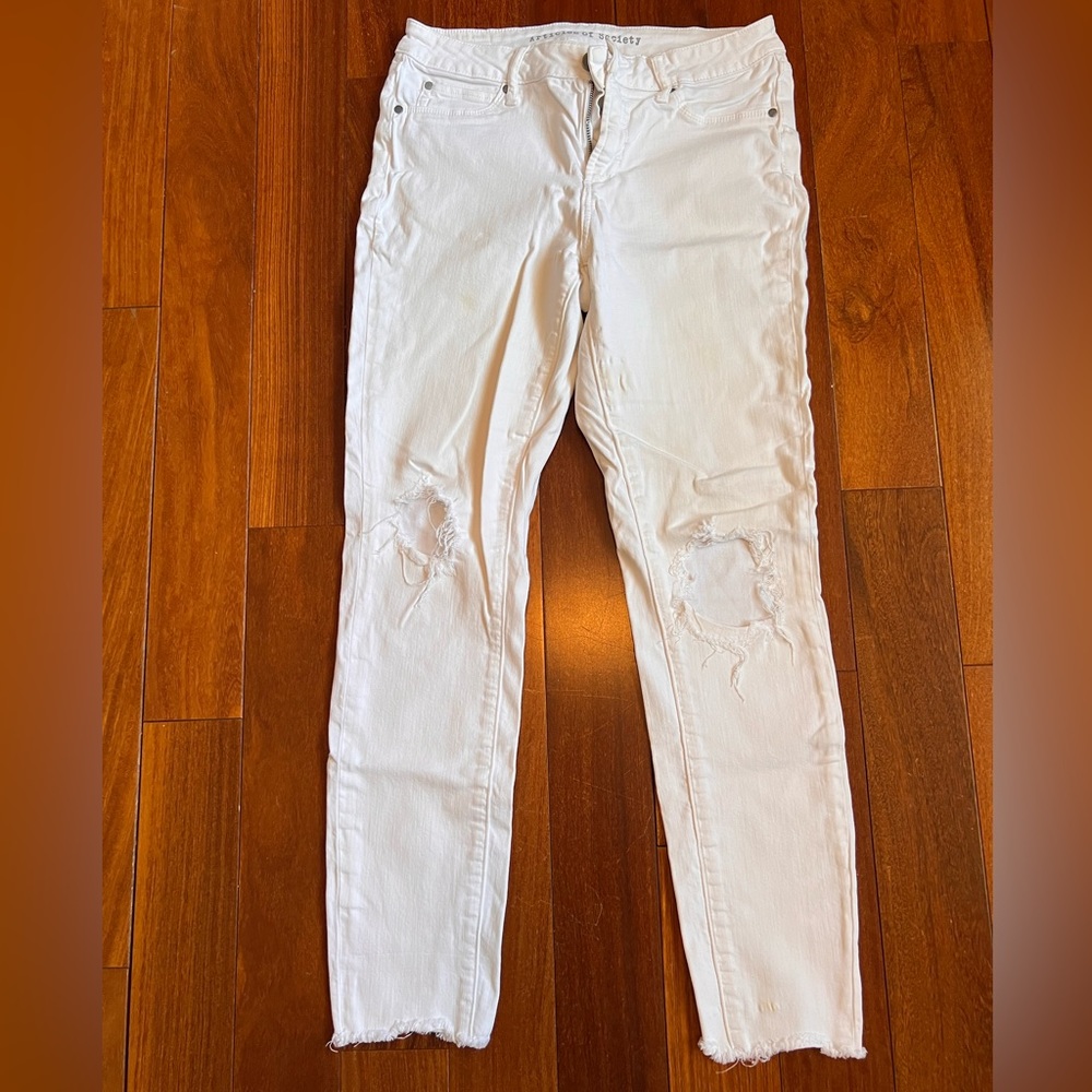 Articles of Society white jeans /AOS denim